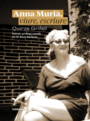 cover image of Anna Murià, viure, escriure